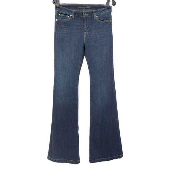 MICHAEL Michael Kors Denim - Michael Michael Kors  Classic 11" Wide Flared Jeans Women's Size 4 Y2K